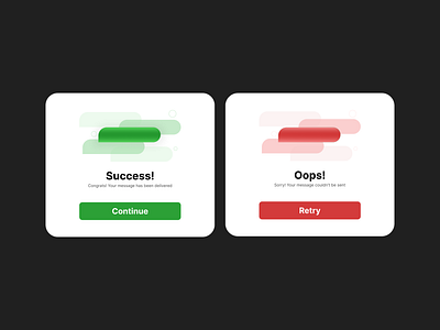 Day11 - Flash Message Design 100daysofui errormessage flashcard ui uidribble uiuxdesign