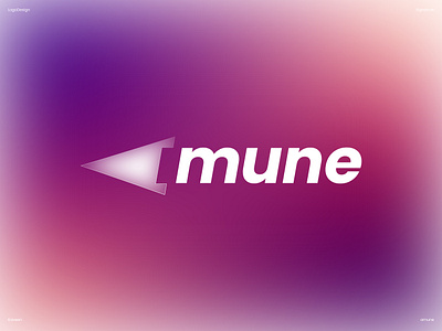Amune Logo concept 2 app bold brand identity branding business code creative design ecommerce gradient graphic design letter logo logo design minimal modern tech typo visual web