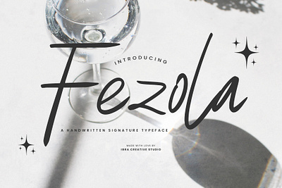 Fezola – A Handwritten Signature Typeface signature