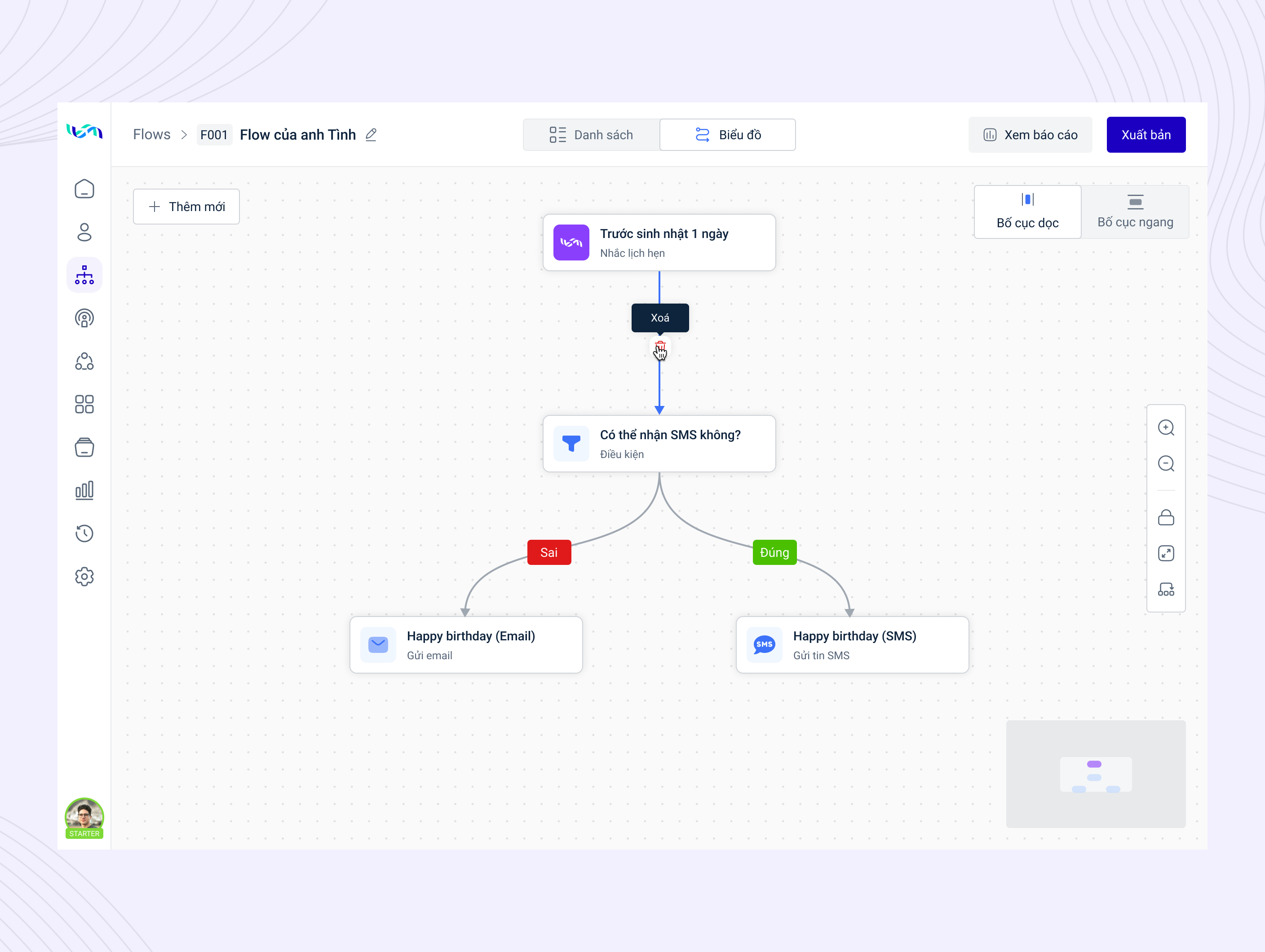 LadiFlow - Workflow Builder b2b builder crm editor marketing ui workflow