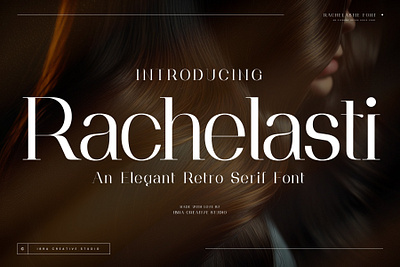 Rachelasti – An Elegant Retro Serif Font headline font