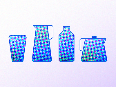 Coffee Juice Milk Tea icons coffee graphic design icon design icons illustration illustrator juice milk tableware tea vector