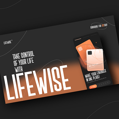 Finance app landing page design 3d animation graphic design logo ui ux webdesign webdesigner webdesigning website