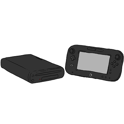 Wii U - 2012 clip studio clipstudio console drawing game gaming handdraw illustration konsol nintendo nintendo wii nintendo wii u retro retro gaming retrogaming wii wii u ¨draw