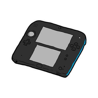 Nintendo 2DS - 2013 clip studio clipstudio console draw drawing game game boy gameboy gaming handdraw handheld illustration konsol nintendo nintendo 2ds nintendo ds retro retro gaming retrogaming