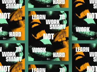 learn To Work Smart Not Work Hard - Poster Design design graphic design illustration old old design old poster poster poster design poster old poster vintage vintage vintage design vintage poster