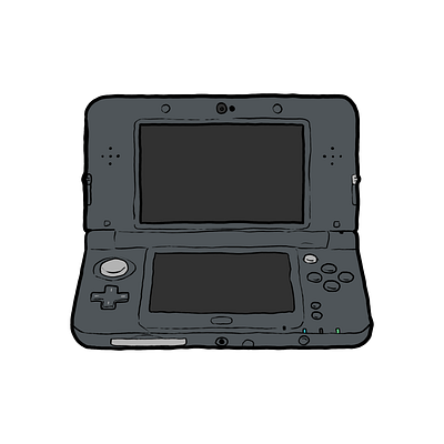 NEW Nintendo 3DS XL - 2015 clip studio console draw drawing game gaming handdraw handheld illustration konsol new nintendo 3ds nintendo nintendo 3ds nintendo ds retro retro game retro gaming