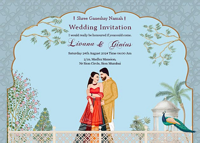 Invitation for Wedding: Crafting Unforgettable Moments craftyart design designer graphicdesign illustration invitation wedding