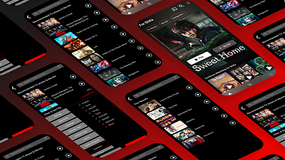 Netflix redesign app design figma netflix redesign ui uiux ux