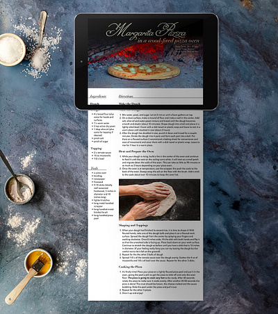 Daily UI #040: Recipe or Food Order daily ui figma graphic design pizza recipe ui