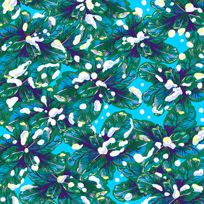 Peppermint Paradise art christmas vibe color design digital art girlsart illustration leafs peppermint procreate snow