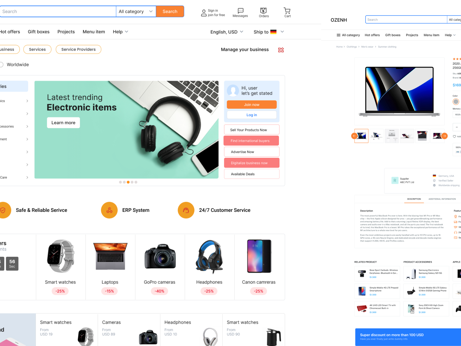 E Commerce Web UI UX Design by Pasindu Madhushanka on Dribbble