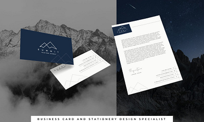 Summit Stationery Design branding graphic design logo