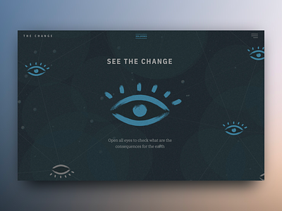 See The Climate Change animation climate climate change conceptik dark design eyes graphic design impact motion graphics ui ux