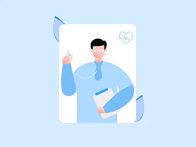 2d, Illustration, Check-Up 2d 2d illustration character character design checkup clinic design doctor examination health healthcare hospital illustration illustrator report scenario treatment vector vector art vector illustration
