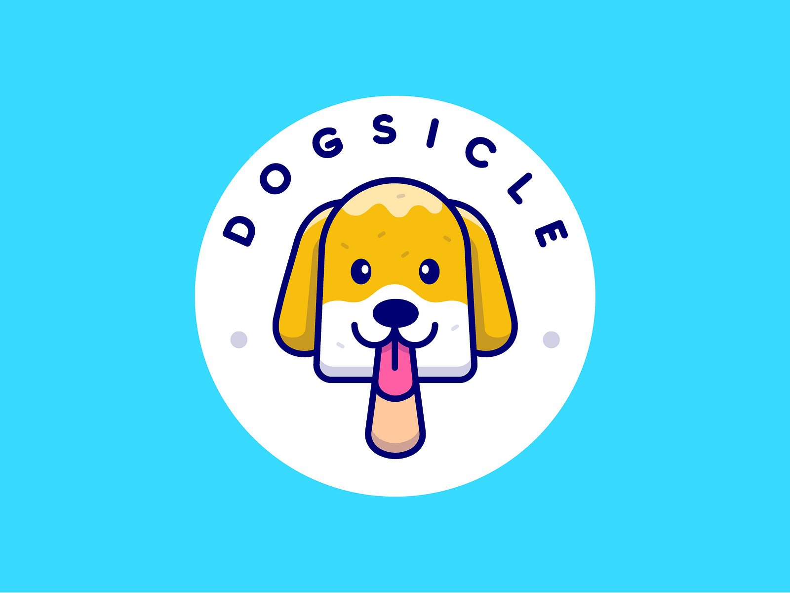 Dog & Popsicle Creative Logo Design! by Mrtranscendence on Dribbble