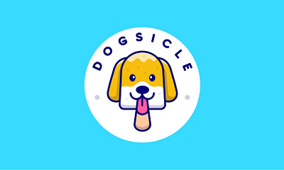 Dog & Popsicle Creative Logo Design! animation branding graphic design logo motion graphics