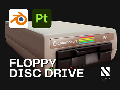 Floppy Disc Drive 3d