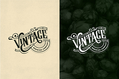 Vintage Brewing Logo Design! branding graphic design logo