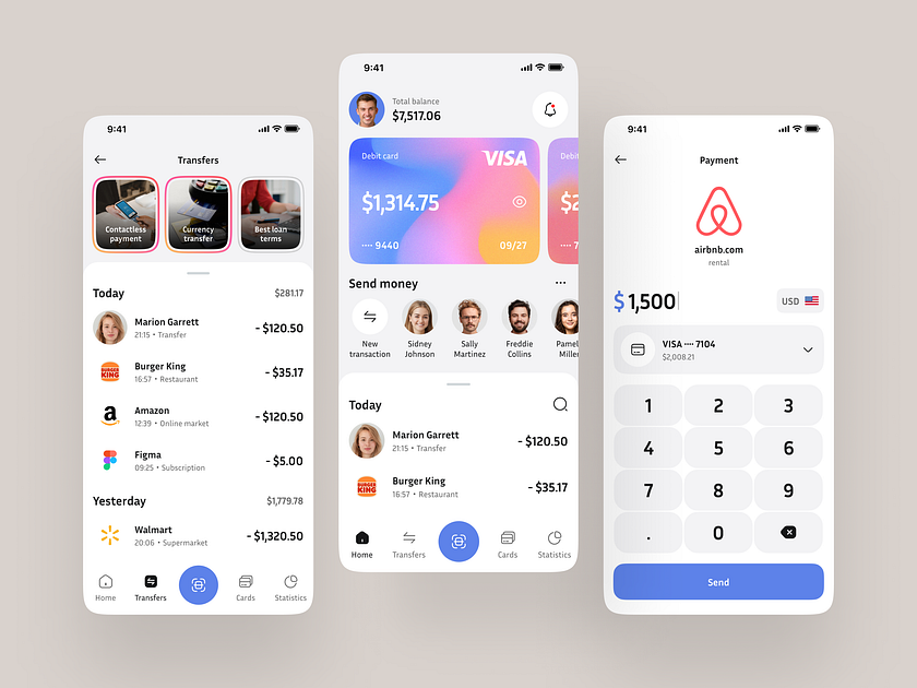 Bank App UI: motion design by Alexander Kontsevoy for Ronas IT | UI/UX ...