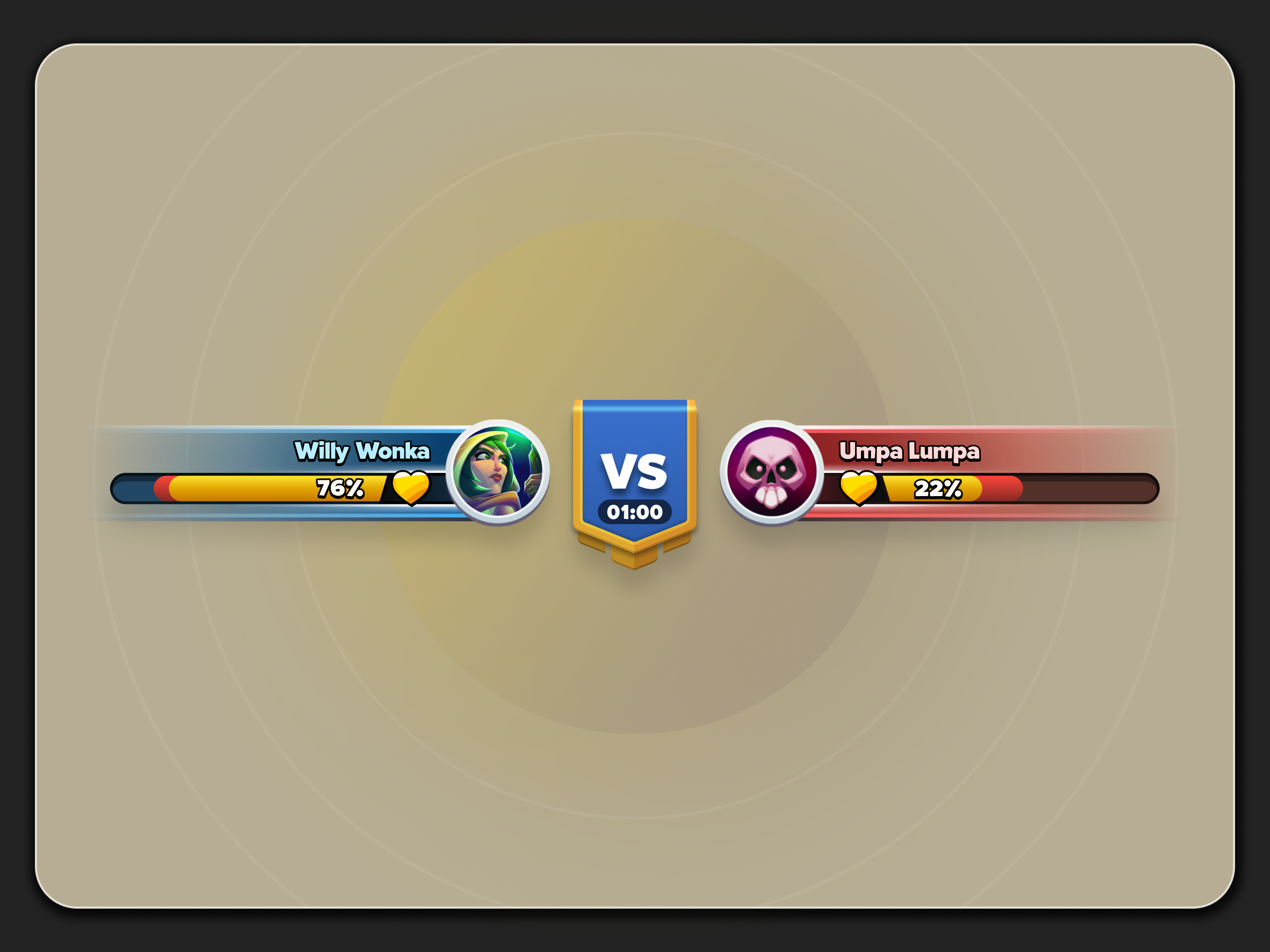 HP Bars game mobile top troops ui