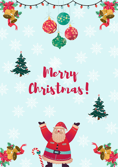 Merry Christmas Poster design