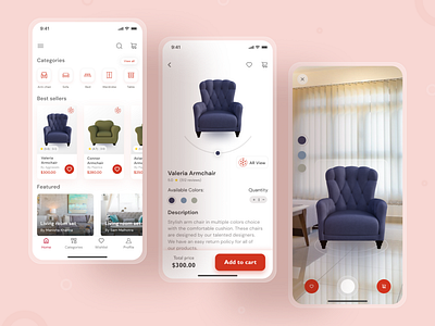 Furniture APP UI/UX Design app design app ui design app uiux design mobile app design uiux design