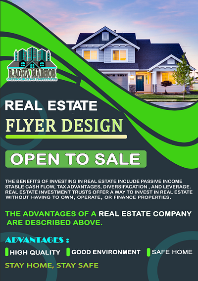 Unique Real Estate Flyer Design flyer flyer design flyers graphic design logo logo design minimalist minimalist logo print design