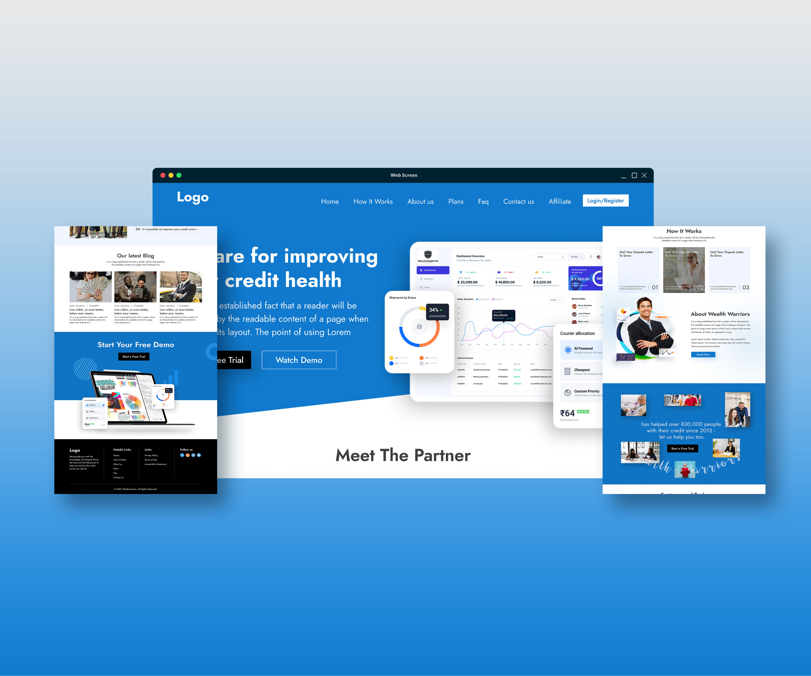 Credit Repair Website Design best credit repair websites boost your credit score credit credit building credit business credit card website design credit health credit monitoring credit repair website design credit score figma ui uxui