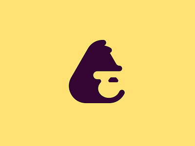 Kong Logo animal ape brand branding for sale head kong logo mark monkey nagual design