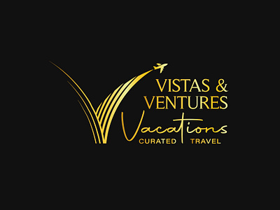 Vistas and Ventures Vacations best bold branding classic clean creative graphic design logo minimal morden simple strong ui unique