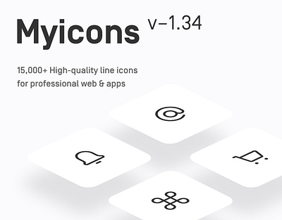 Myicons ✨ v—1.34 | 15,000+ Premium vector line Icons Pack design system figma figma icons flat icons icon design icon pack icons icons design icons library icons pack interface icons line icons sketch icons ui ui design ui designer ui icons ui kit web design web designer