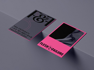 Branding for Flesh&Failure branding business card design download identity logo mockup mockups psd stationery sunlight tape template typography