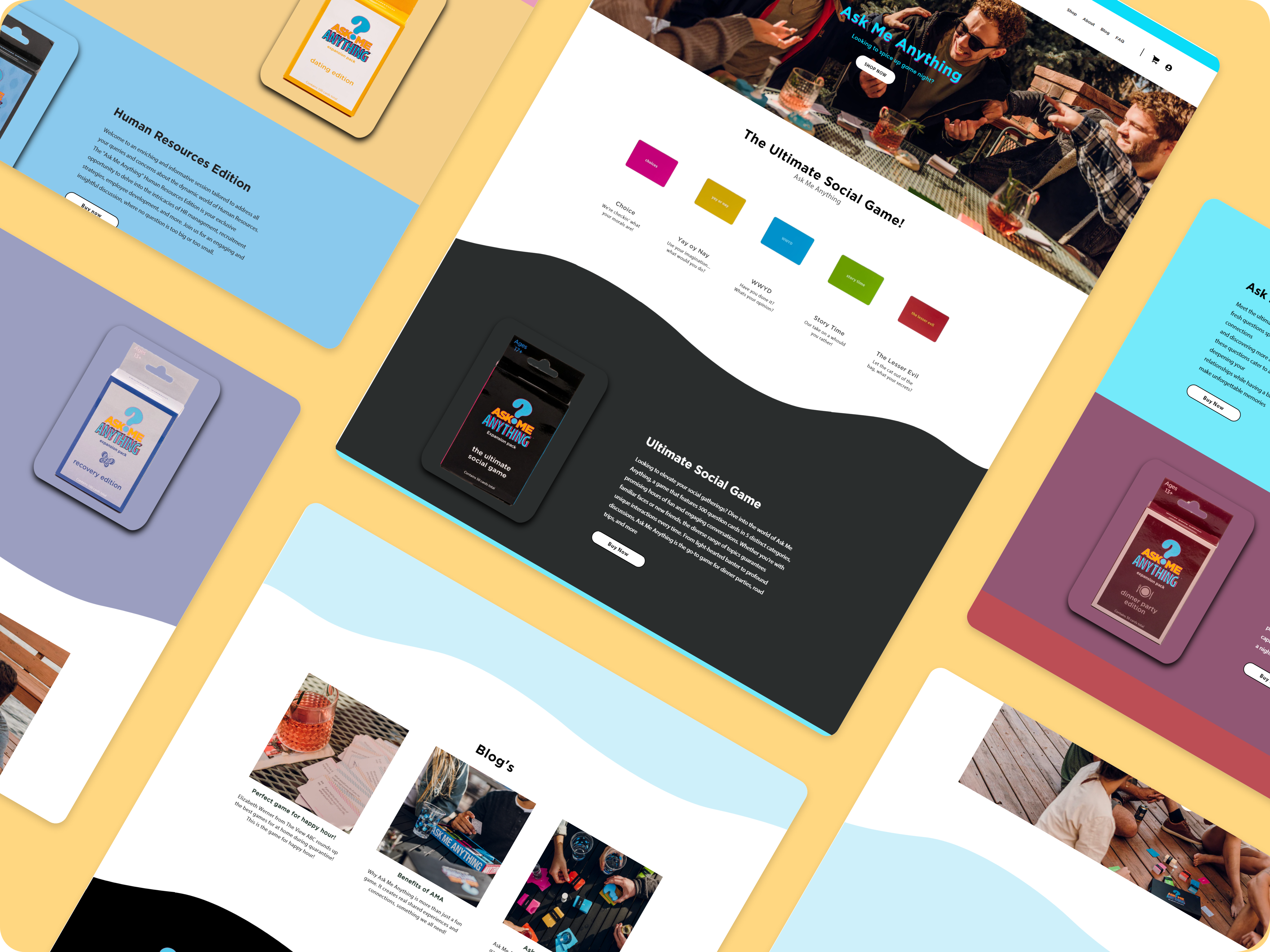Example of Shopify Homepage Or Landing Page Design
