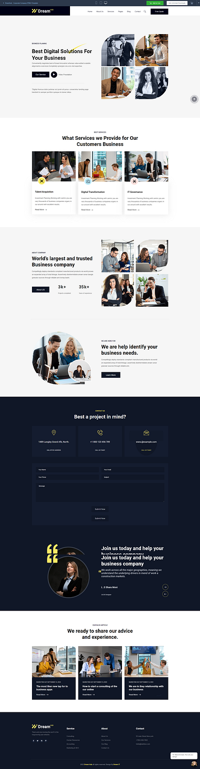 Corporate Company HTML5 Template club conference culture donation easy election event events fashion modern