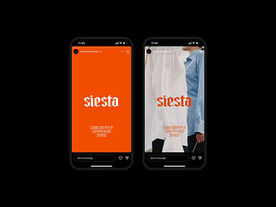Siesta Vintage Popup – IG Stories branding cosmic design event fashion fashion event graphic design instagram lifestyle logo motion graphics photography popup social media stories typo typography vintage