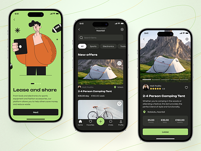 Renting App Design Concept app app design best app design best mobile app design designer mobile mobile app ui uiux ux