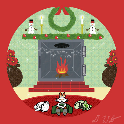 A Merry Christmas in December 2023 Week 2 anime art design graphic design illustration