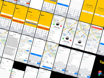 🚕 Taxi Booking IOS by econev app booking branding design econev evgheniiconev figma graphic design illustration ios lizzardlab logo moldova ride taxi ui vector