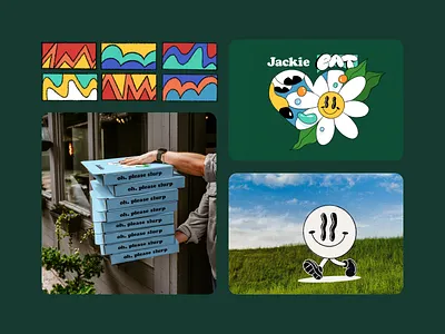 Jackie - Street food branding identity branding design food graphic design identity illustration product ui y2k