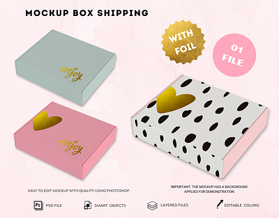 MOCKUP BOX SHIPPING box design design box graphic design mockup mockup package package psd shipping