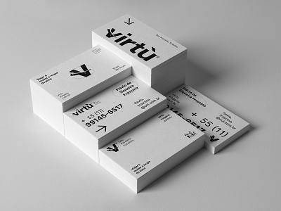 Virtu Brand identity branding bundle business card corporate design download identity logo mockup mockups psd stationery template typography