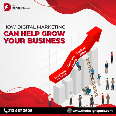 Digital Marketing Service apparel branding design digital marketing digital marketing service energy graphic design illustration logo merch ui