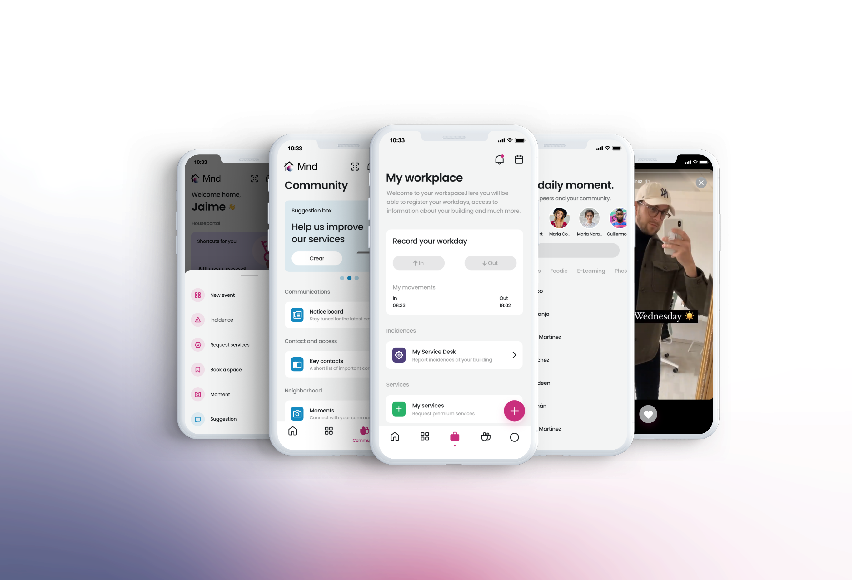 Mind App app branding mobile native ui