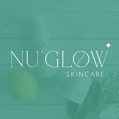 NuGLOW advertisment branding graphic design logo design marketing skincare