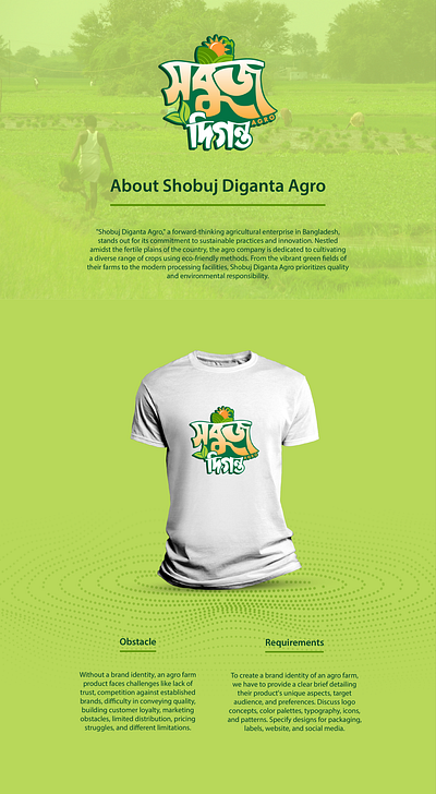 Shobug Diganta Agro Brading Design 3d agro app branding design farm graphic design illustration logo typography ui uiux ux vector