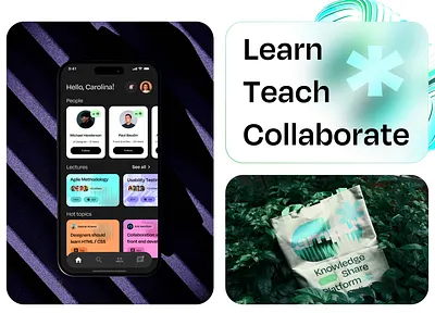 Campus Social Media App Home Screen 3d app app design blog blog design home page home screen illustration interface app lecture design media minimal mobile app network social app social media tutorials ui