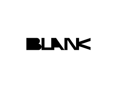 Blank Logotype accounting black white blank brand idenity branding colorful graphic design idenity legal design logo mark motion graphics rebrand redesign sign