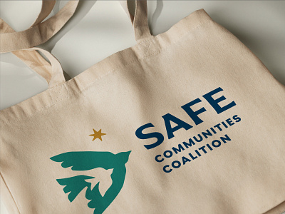 SAFE Communities Coalition - Primary Logo birds brandidentity brandidentitydesign branding logo logodesign nonprofit primarylogo publichealth seriflogo