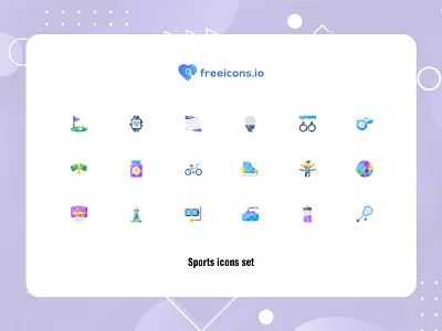 Sports Icons Set branding design free icons icon illustration logo ui vector vector logo web